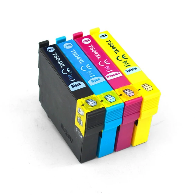 ColorKing 604 XL Cartuchos Remanufacturado para Epson 604XL Cartucho para Epson  XP 2200 para Epson Expression Home XP-2205 XP-3200 XP-4200 Workforce  WF-2910 WF-2930 (1Negro 1Cian 1Amarillo 1Magenta) : : Informática