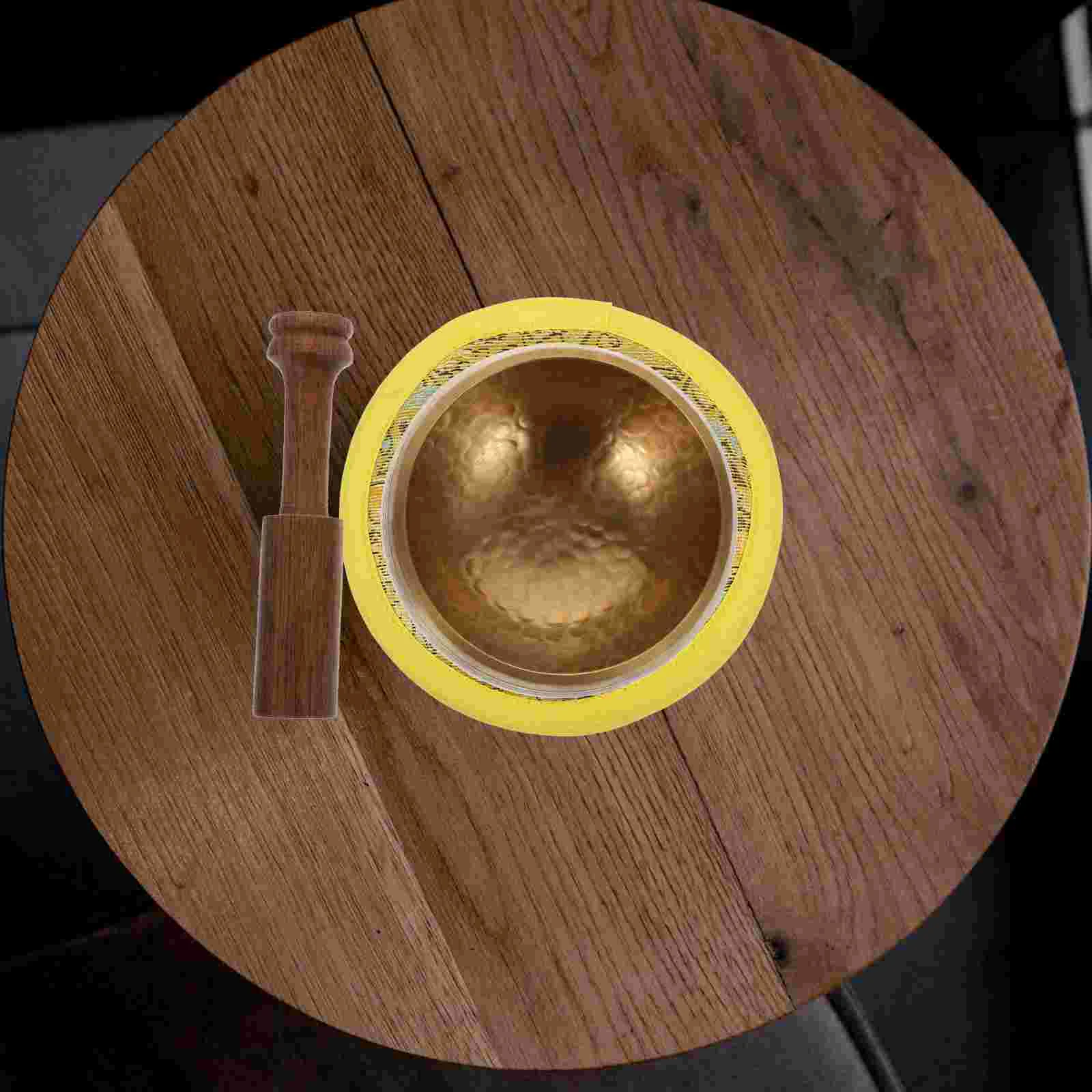 

Sound Bowl Pad Meditation Bowl Accessories Sound Bowl Embroidery Pad Round Cushion Religious Cushion Tibetan Singing Bowl Pillow