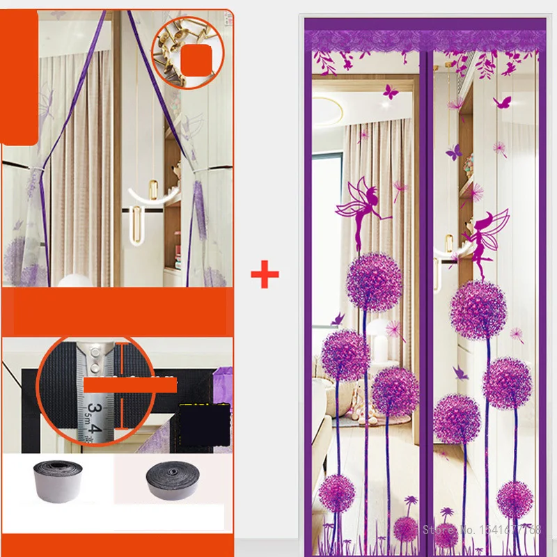 Hands-free Magnetic Mosquito Net Door Net, Anti Fly, Insect Screen, Anti-Mosquito Magnetic Curtain Mesh for Door