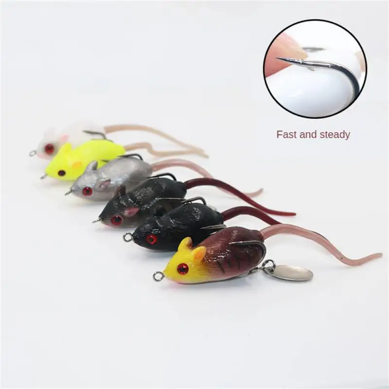 10.5G Rat Frog Fishing Lure Artificiale Soft Tube Bait Plastic Fishing Lure Con Ami Da Pesca Esche Jigging Pesce Gatto