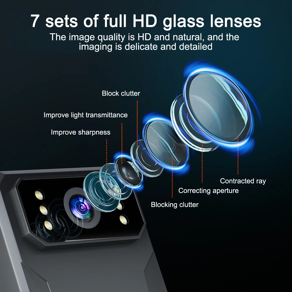 Mini Body Camera Full HD 4K Body Camera Portable Night Vision Video Recorder Police Camera Law Enforcement Recorder DV BodyCam