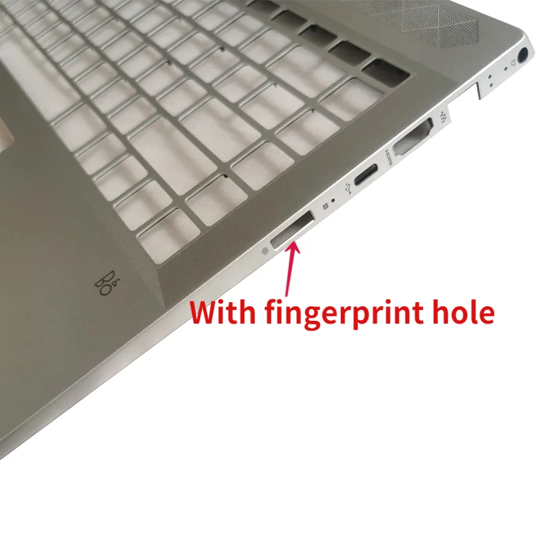 

Новый серебристый чехол для ноутбука HP Pavilion 14-CE 1004tx TPN-Q207, верхняя крышка с отверстием для отпечатков пальцев