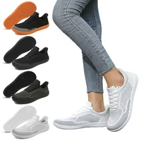 Minimalist Barefoot Shoes Breathable Wide Toe Cross Trainer Hands Free Slip On Running Shoes Casual Mesh Sneakers for Men Women 1