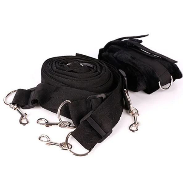Sex Toy Under Bed Bondage Restraint Set Handcuffs Ankle Cuffs BDSM Straps Adult Games Sex Products Erotic Toys For Couples