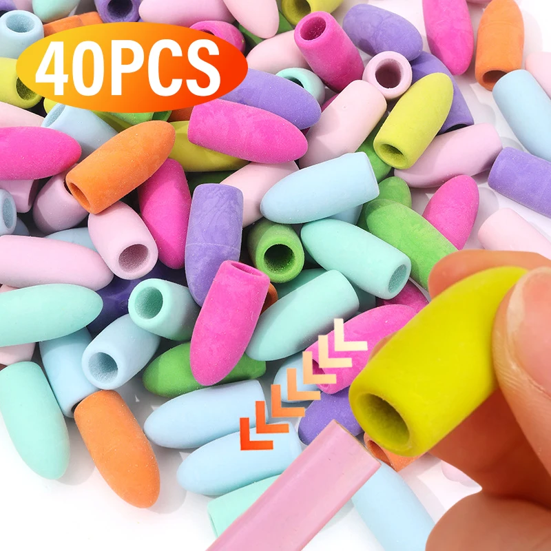Multifunction Pencil Top Eraser Caps Wooden Pencils Erasers Topper Student Painting Correction Supplies Stationery Pen Cap pencil eraser eraser pen retractable eraser kneadable eraser eraser refillable pen biscuit eraser plasticine eraser