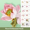 Vintage Creative Clothes Hook Wall-Mounted Non-Slip Towel Hanger Resin Rose Flower Design Key Hook for Hallway 1