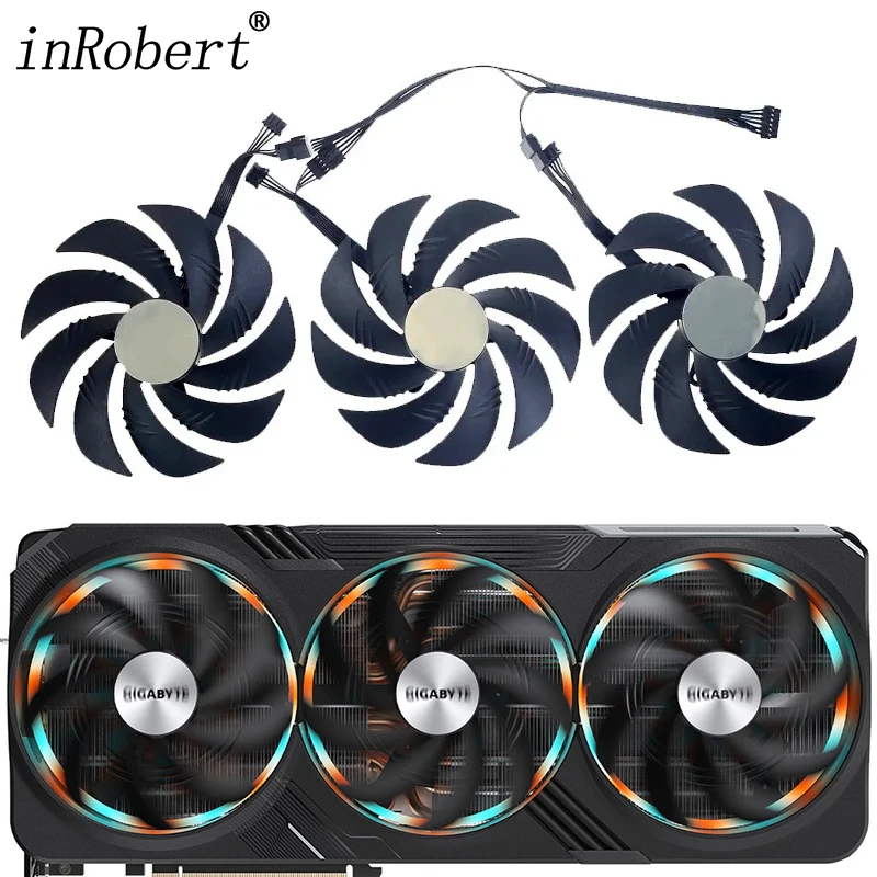 Ventola Di Raffreddamento Della Scheda Grafica Muslimex Da 105Mm F O Gigabyte Geforce Rtx 4080 4090 Gaming Oc Dissipatore Di Calore Del Dispositivo Di