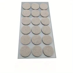 Self - Adhesive Felt Floor Protector Pads - Anti - Slip Cushions for Furniture and Table Legs (Grey Round)