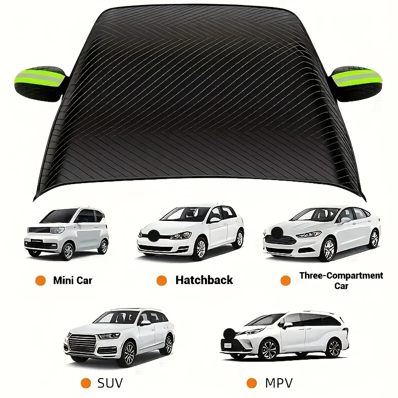 Premium Oxford Fabric Car Windshield Snow and Sun Protector