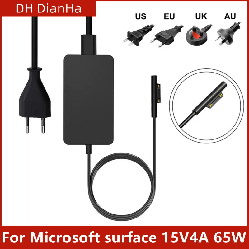 Power Adapter Charger For Microsoft Surface Pro4/5/6/7/8/9 Laptop1/2/3/4 Go Book1/2/3 1625 1800 1706 1796 1798 1932 44W 65W 102W