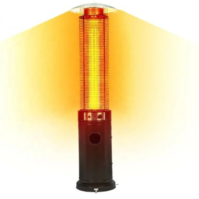 

Mushroom patio heater outdoor garden 11kw round glass tube flame heater is the most popular garden supplies
