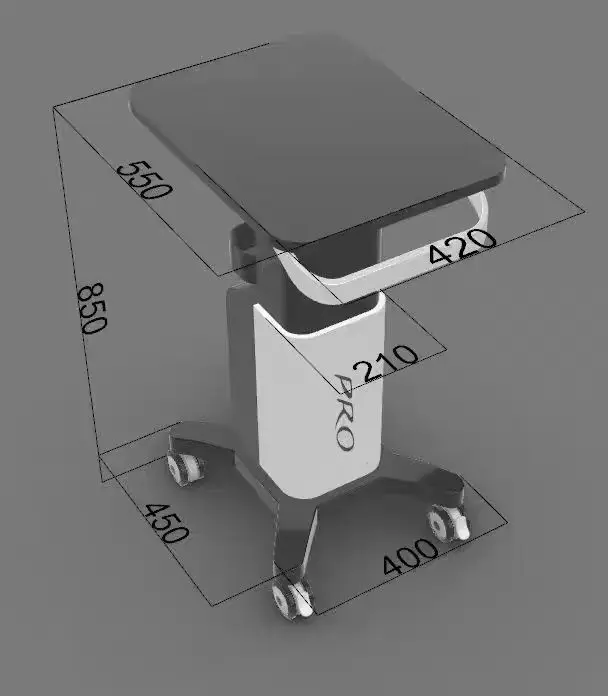 Description Picture 4 of itemFurniture for Aesthetics Multi-purpose Cart Wheels Welding Trolley Wave Aluminum werkzeugwagen Professional Salon Rolling ZLQ