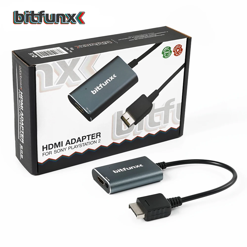 Bitfunx-Adaptador de Audio y vídeo compatible con RGB/componente a