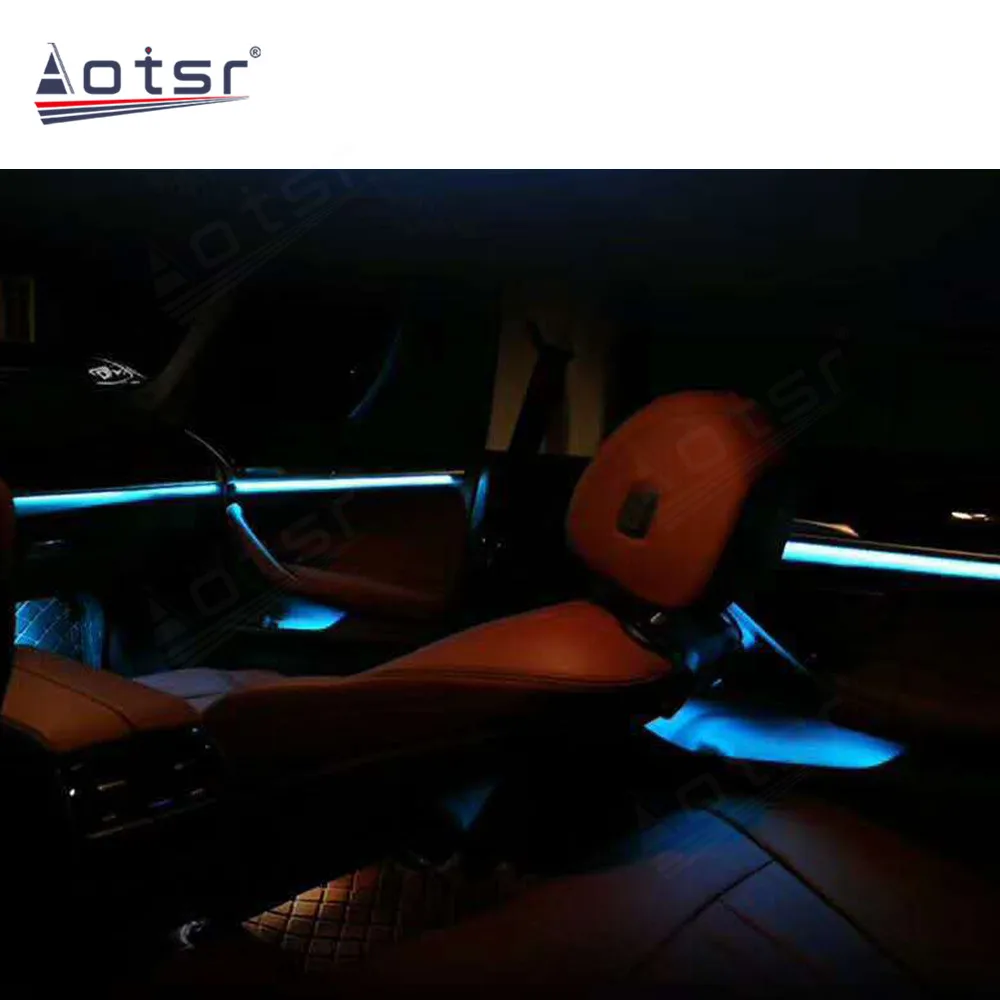 For BMW X5/X6 8/9/11 colors car decorative auto ambient light led strip