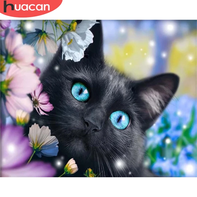 Paint Number Canvas Painting Kits Cats  Picture Numbers Canvas Cat -  Painting Number - Aliexpress