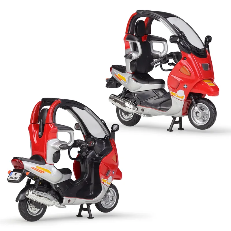 Welly 1:18 BMW C1 Simulation Alloy Motorcycle Finished Model Gift