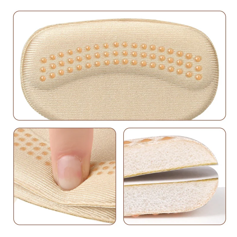 2pcs T-Shape Shoe Heel Insoles Foot Heel Pad Sports Shoes Adjustable Antiwear Feet Inserts Insoles Protector Sticker Insole