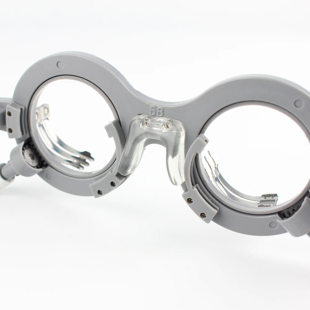 1pc Trial Frame Ophthalmic Trial Lens Frame Fixed PD Grey Color