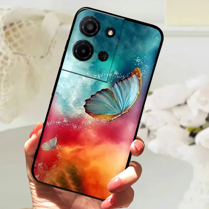 Marble Printed Shockproof TPU Matte Phone Case - Soft Protective Back Bumper Cover