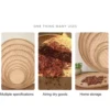 13/18/22/30/36cm Handmade Weaving Bamboo Sieve Raft Round Storage Trays Basket DIY Home Decor Fruit Bread Basket Kitchen Storage 5