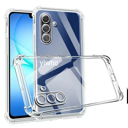 Crystal Clear Protective Phone Case with Glass Back Cover - Galaxy A17 5G (Clear)