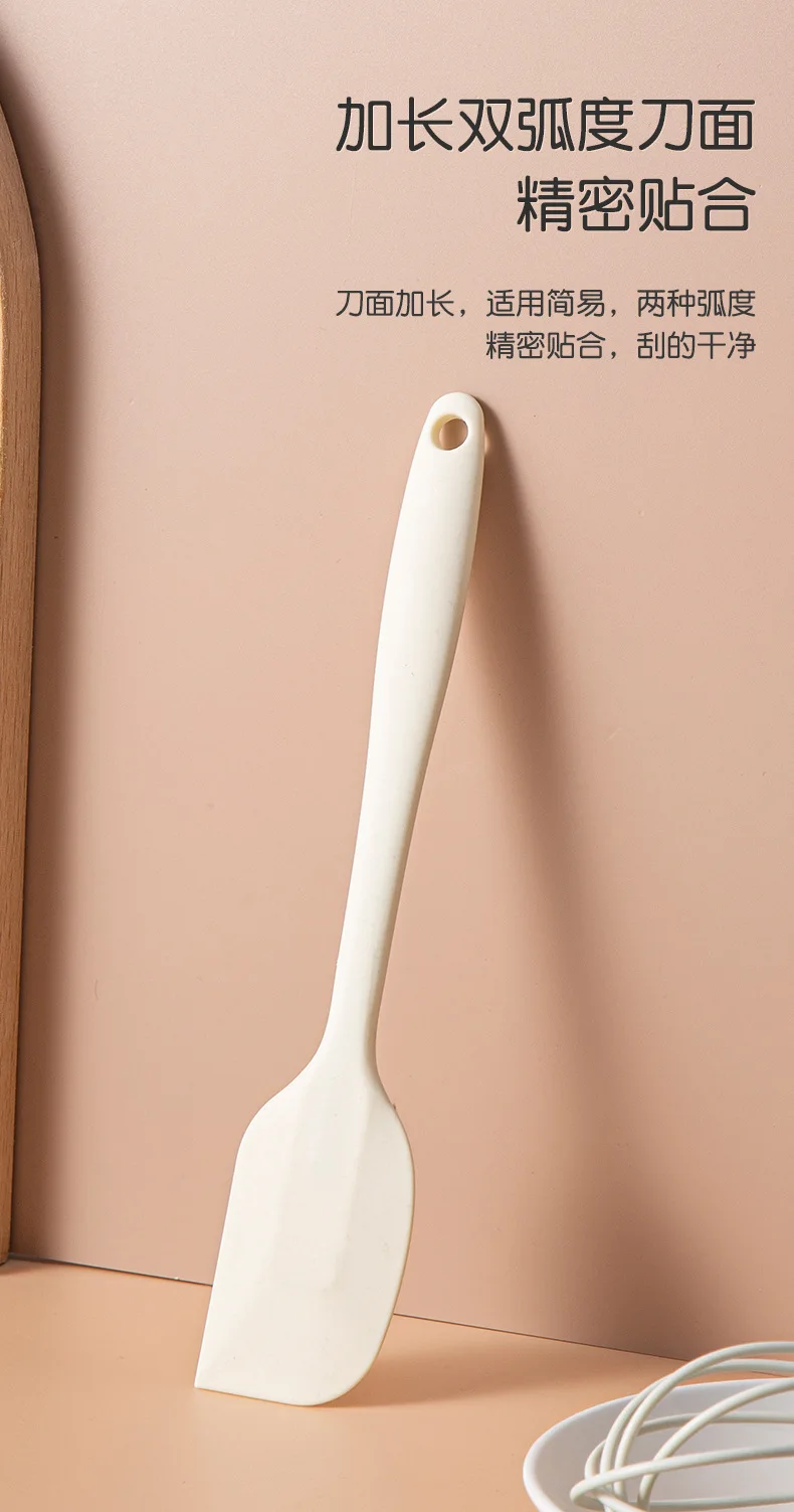 Silikon-Backset Kuchencreme-Spatel Schaber Küchen-Haushalt Eierschläger Grill-Ölpinsel Küchenzubehör – Detail 10