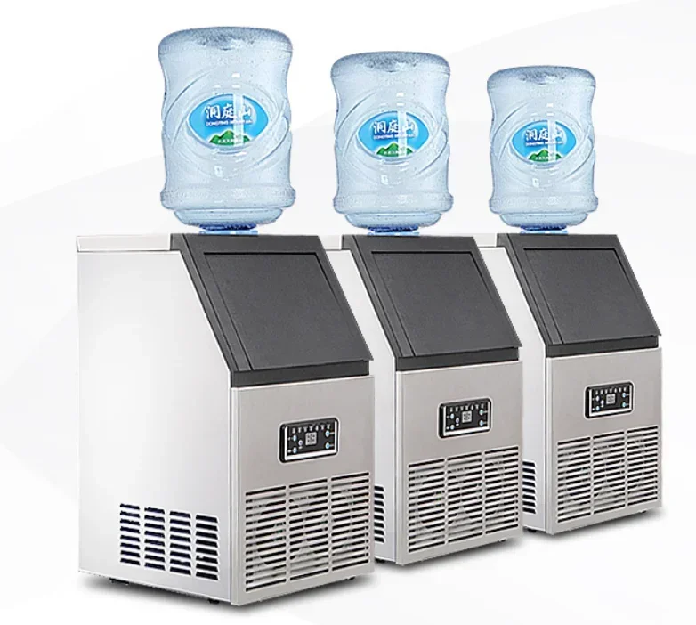 Cost Effective Commercial Square Ice Cub Maker Double Water Inlet Ice Machine