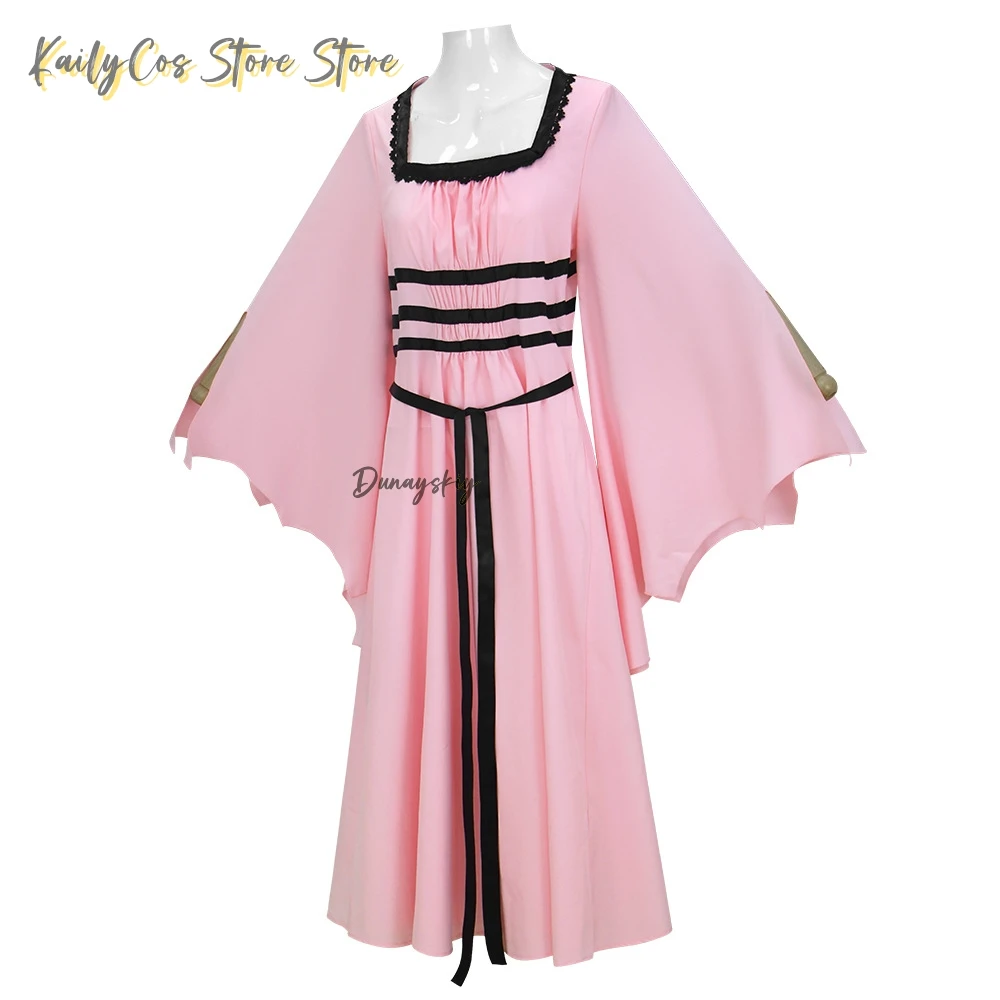 Movie Lily Munster Cosplay Costume Lily Munster Pink Robe Dress Victorian  Gothic Vampire Dress Halloween Roleplay Suit - AliExpress 200000532