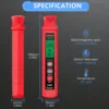 EMF Meter Digital Electromagnetic Field Radiation Detector Handheld LCD Tester Paranormal Equipment with Sound and Light Alarms 3