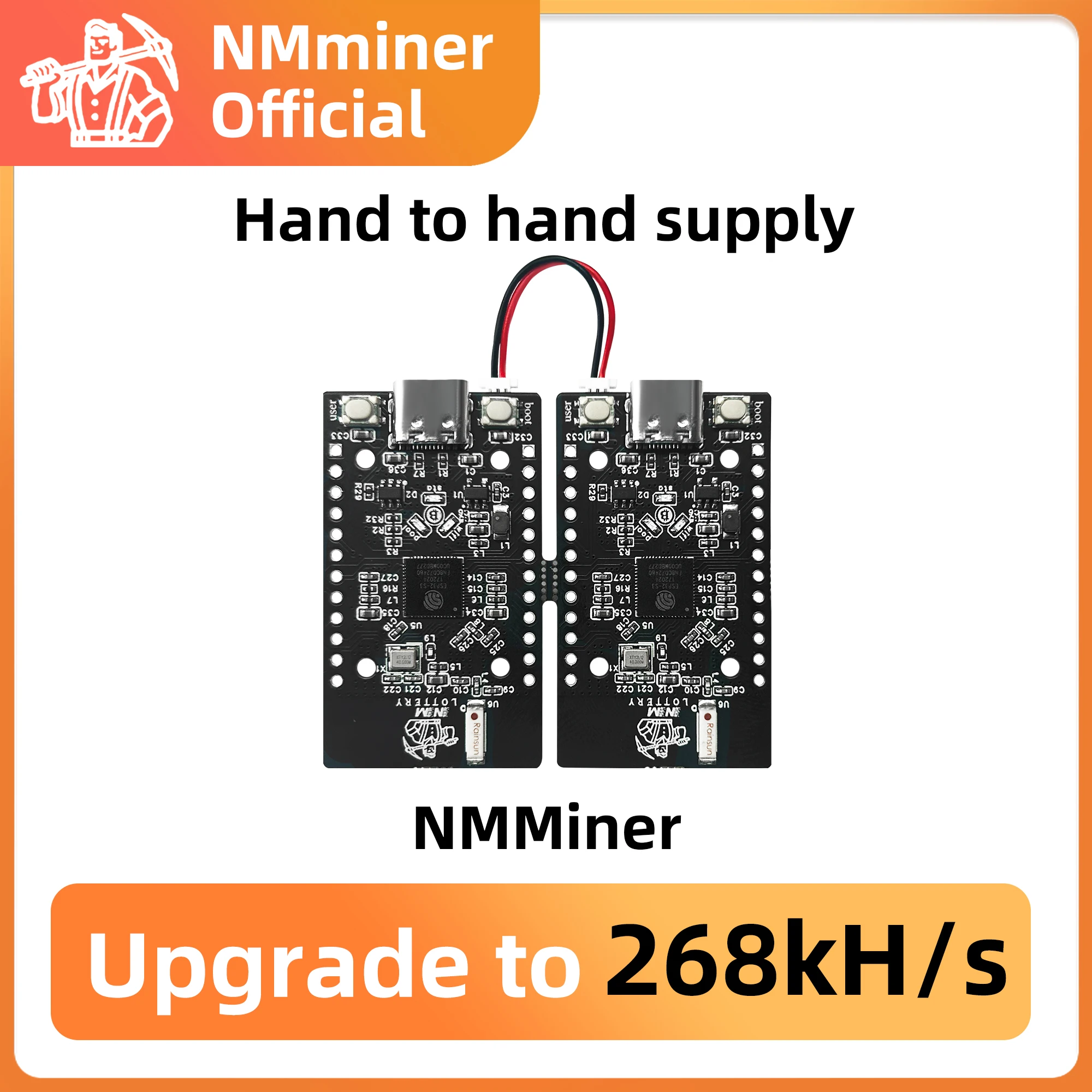 NMMiner 公式新コード Nerdminer 256KH/s*4=1MH/s 深く最適化された ESP32 Mini BTC Solo  Lottery Lucky Miner ボットチェーン タワー - AliExpress
