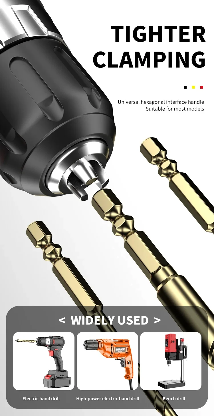 Drill Bits 1Pcs 3-12mm Cross Hexagon Tile Drill Multifunctional Four-edged Drilling Tool Concrete Hole Opener Cross Tile Drill Bit