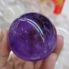 Natural Amethyst Ball Quartz Massage Sphere Polished Reiki Healing Exquisite Room Decoration Mineral Amethyst Ball Souvenir Gift 1