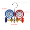 R134a R22 R12 R502 Refrigerant manifold meter set AC manifold meter set Refrigerant diagnostic meter set Air conditioning tool 2