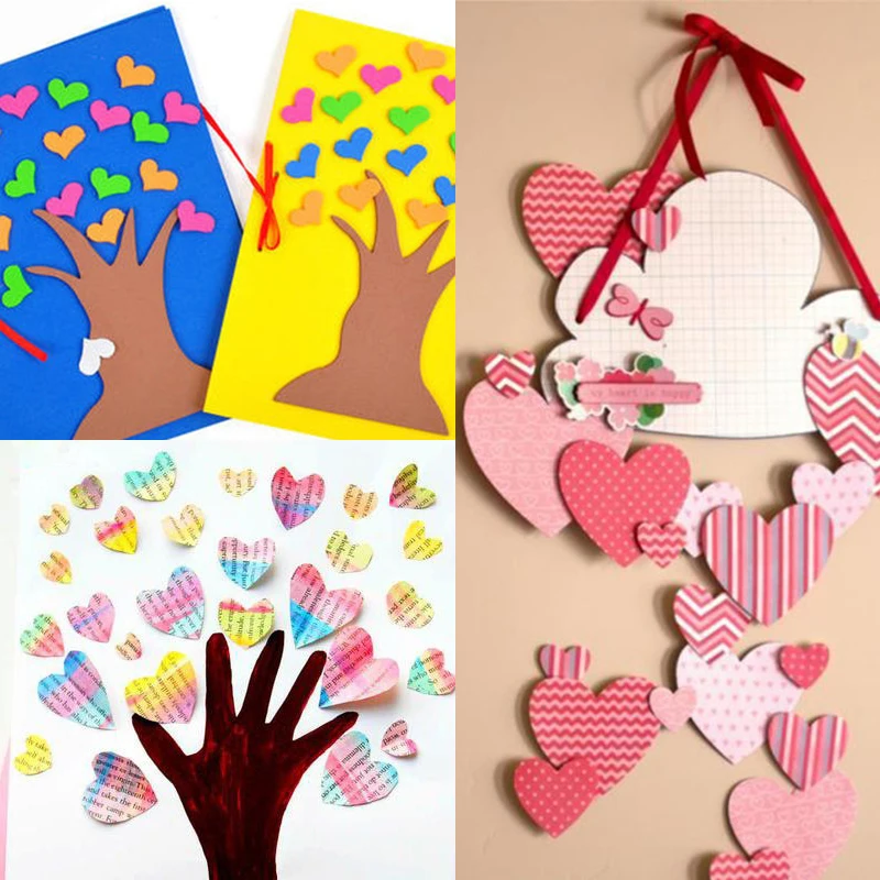 Cute Heart Hole Puncher Scrapbooking Paper Punches Kawaii Heart Hole Punch DIY Craft Shape Cutter Perforator - 4