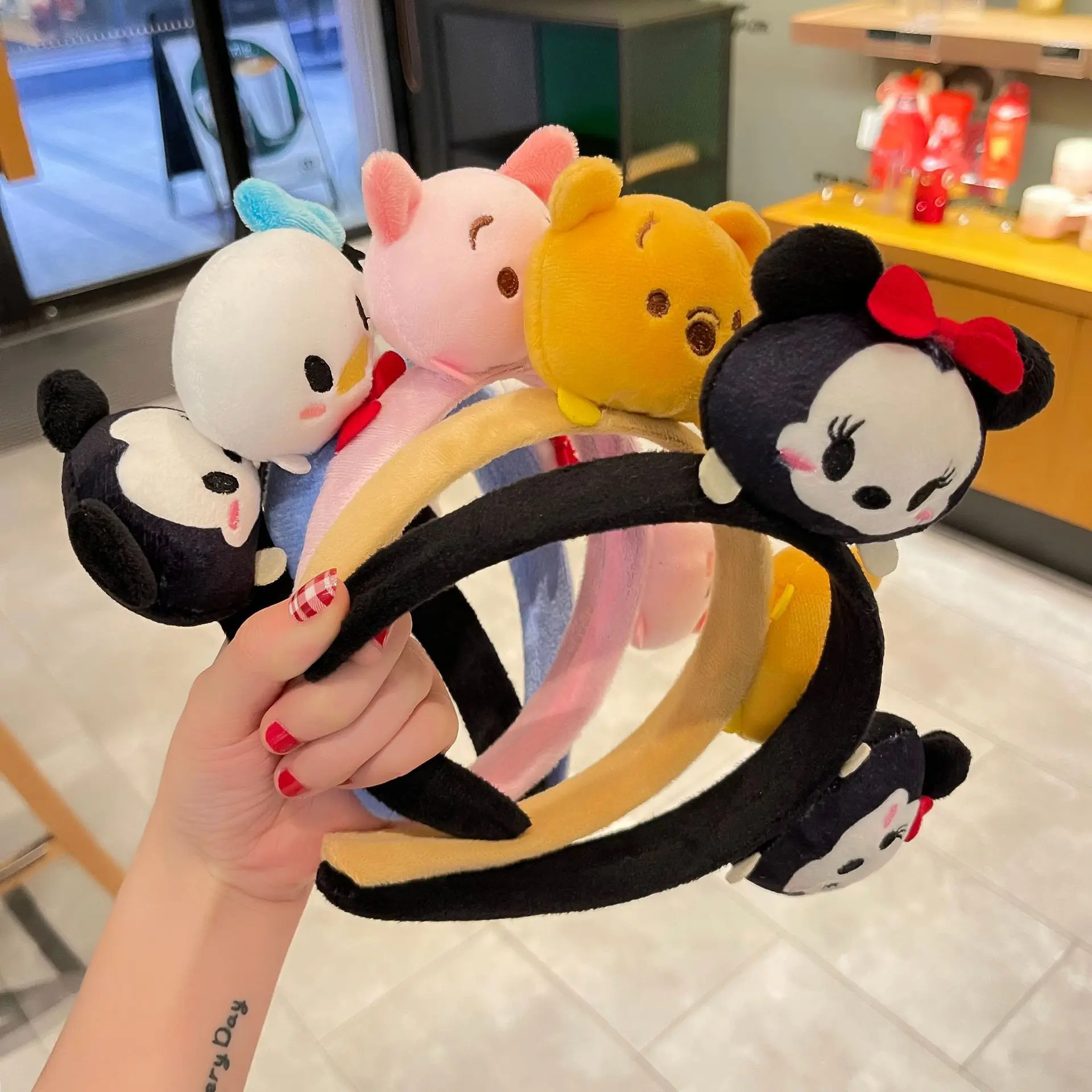 Disney Mickey Mouse Cartoon Headband Female Face Wash Hairband Cute All