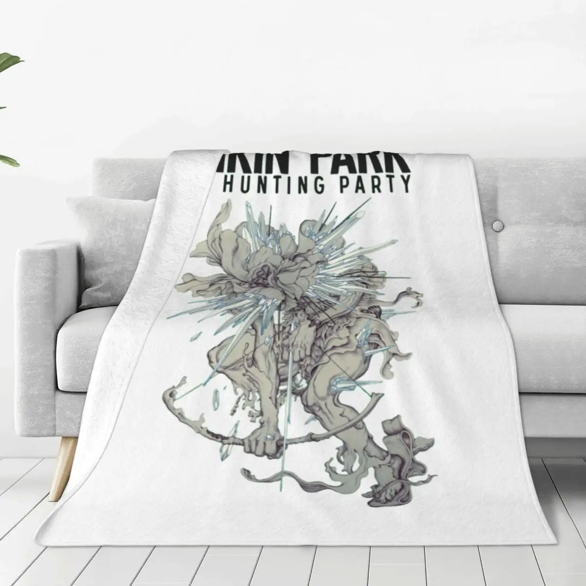 Linkinpark 양털 담요, 랩 락, 다기능 울트라 소프트 스로우 담요, 침구 사무실 침대보, 가을 용수철