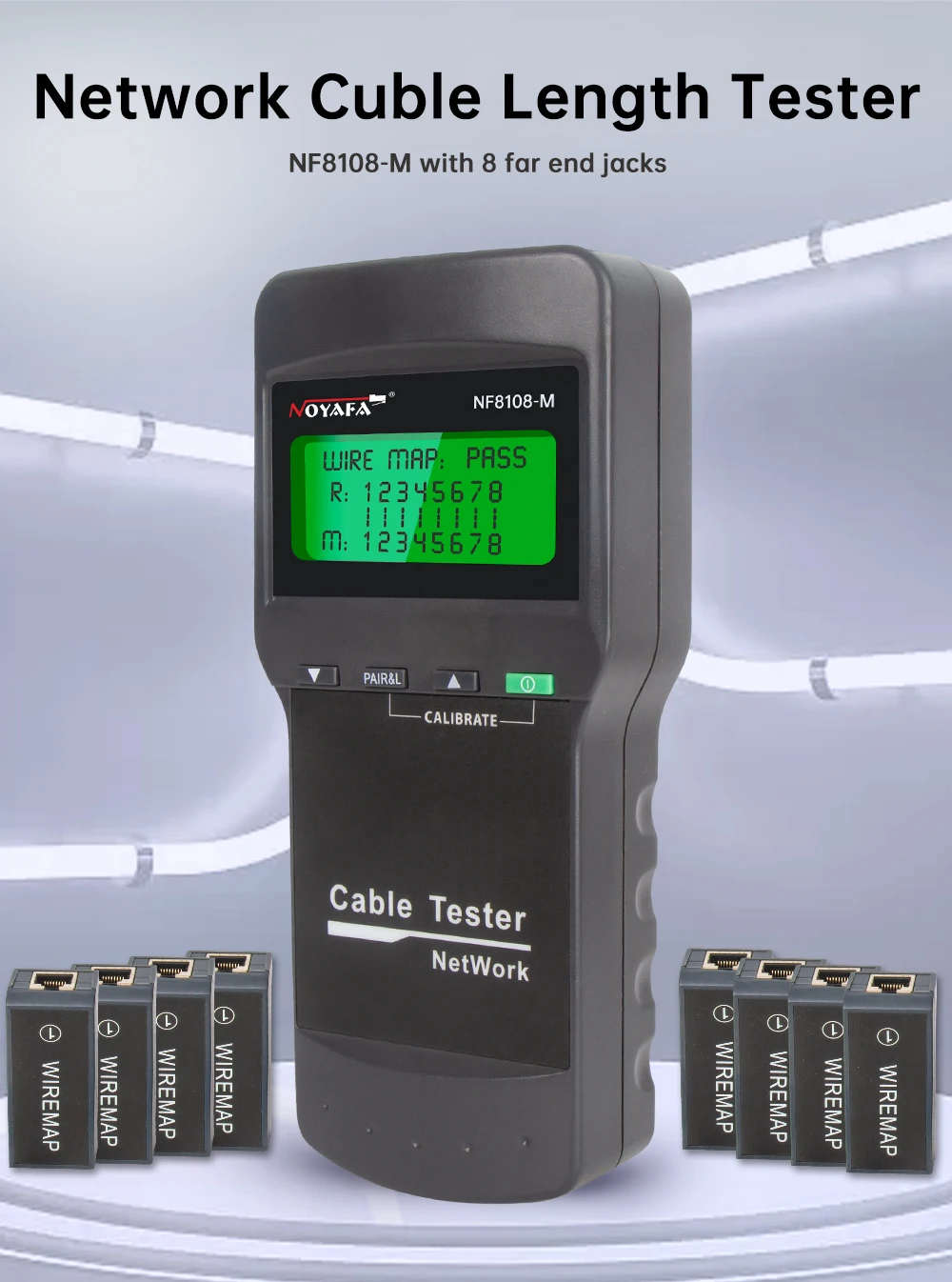 profissional rj45 testador comprimento medida cabl multifuncional poe ferramentas rede