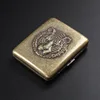 High Quality Metal Cigarette Case Box for 20pcs Vintage Emboss Cigarette Container Box Holder Smoking Accessories Case Box 1