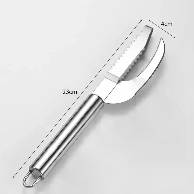 스테인리스 스틸 생선 내장 절단칼, 3 in 1 생선 내장 절단칼, 다기능 생선 비늘 제거칼