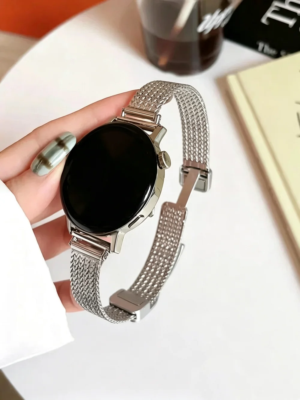 Magnetic Metal Link Bracelet Strap - 18mm, 20mm, 22mm Sizes