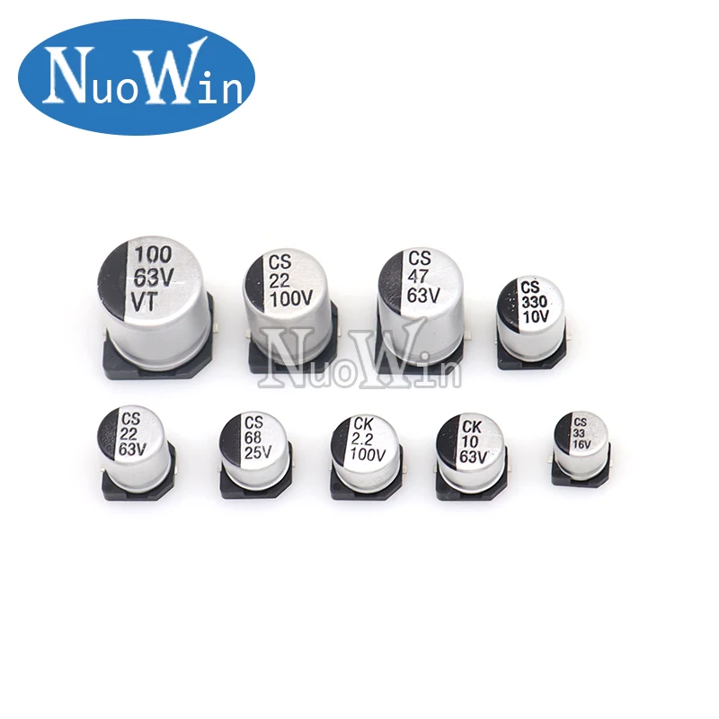 Рисунок 5 - Алюминиевый электролитический конденсатор SMD 10 шт.