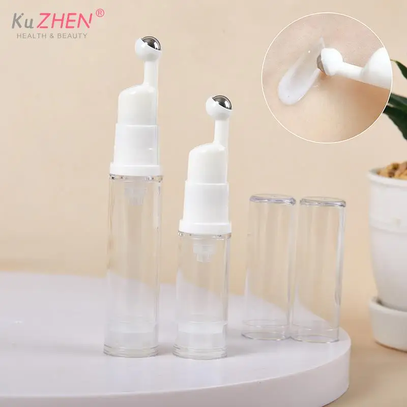 

1 шт. пустая роликовая шариковая Вакуумная бутылка EyeCream, роликовая бутылка со стальным шариком, сыворотка для лосьона, эфирное масло