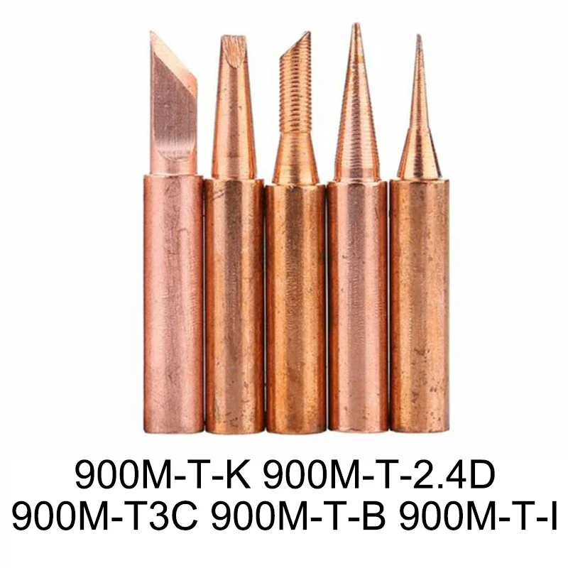 

969 ​Soldering Tips Copper Fittings For 936 High Quality 852D Soldering Stations 8586 Parts 900M-T-2.4D 937 938