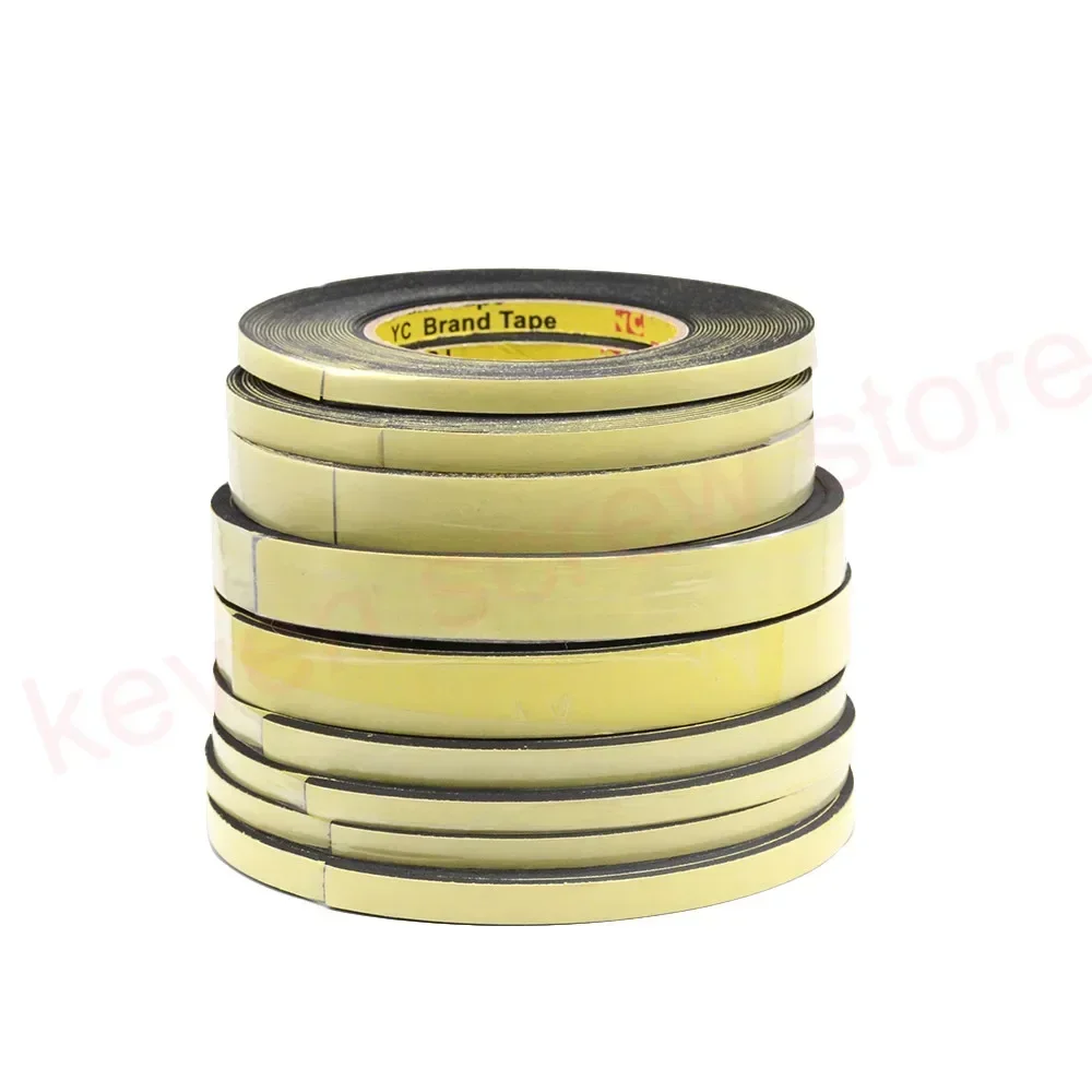 3M/5M x 8mmx 1mm/3mm Single Sided Adhesive Waterproof Weather Stripping Foam Sponge Rubber Strip Tape Window Door Seal Strip door seal strip sealing strip tape waterproof tape window seal strip sealing tape sealing strip rubber seal strip rubber door weatherstripping door weatherstripping