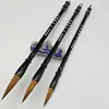 3Pcs Brown Weasel Hair White Woolen Writing Brush Chinese Calligraphy Brush Pen Writing Practice Supplies For Student 6