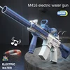 Children Summer Fully Automatic Electric Water Gun Toys Rechargeable Long-Range Continuous Firing Space Party Game Splashing Toy 2