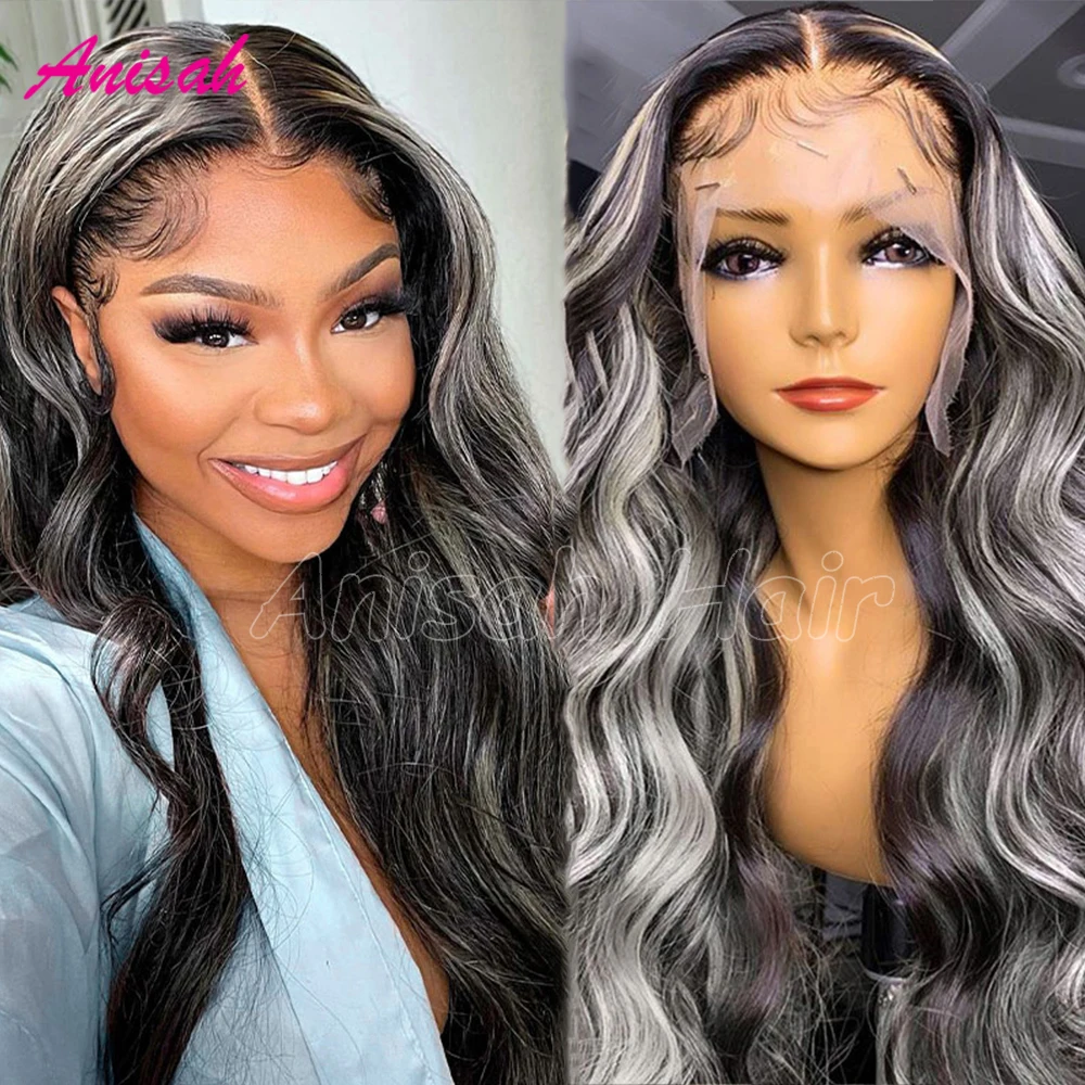 

Blonde Highlight Wig Human Hair 13X4 13x6 Body Wave Lace Frontal Human Hair Wigs Glueless Preplucked Human Wigs Ready to Go