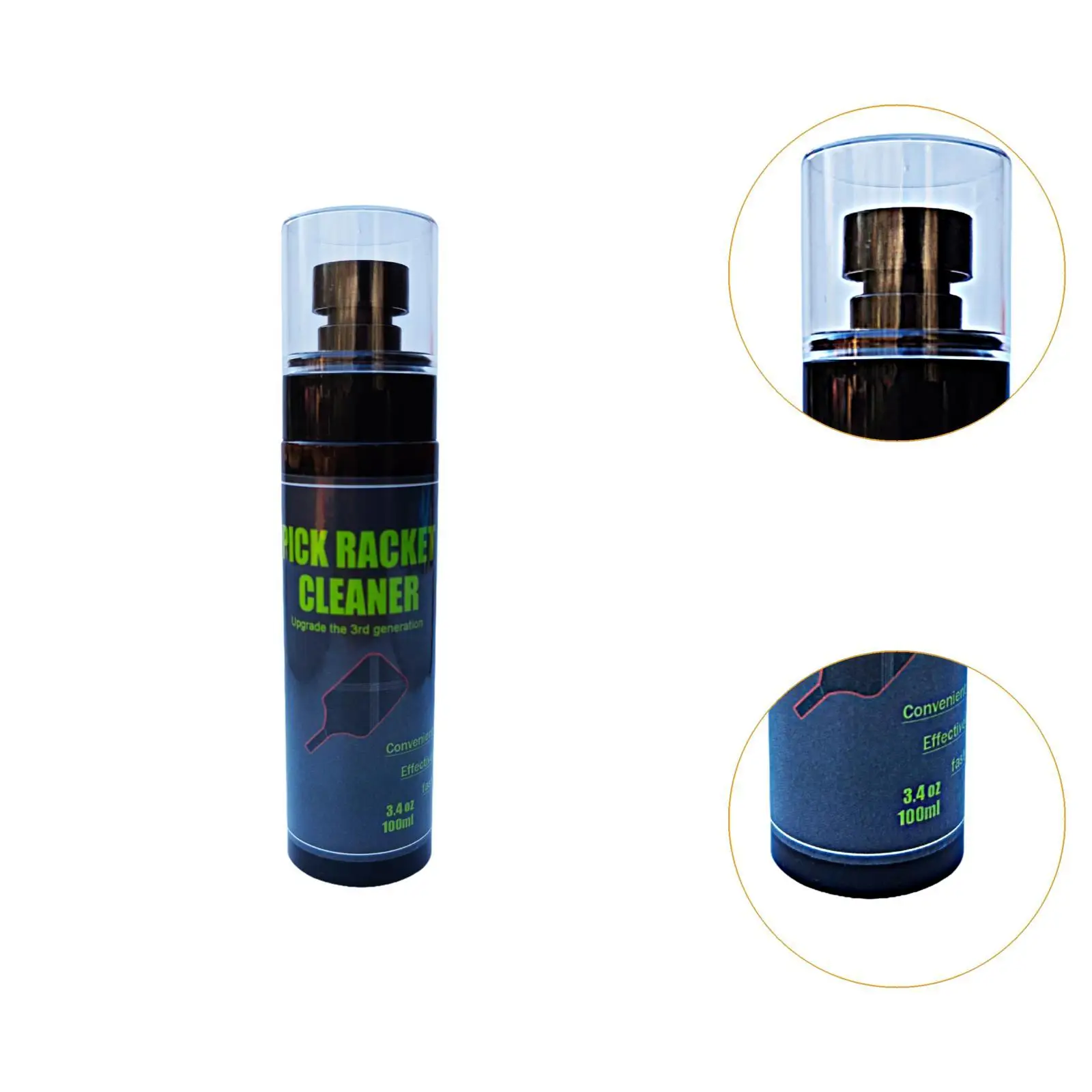 Pickleball Racket Cleaner with Dry Towel 100 ml Lightweight Multipurpose Improves Spins and Accuracy Pickleball Racket Care Kit