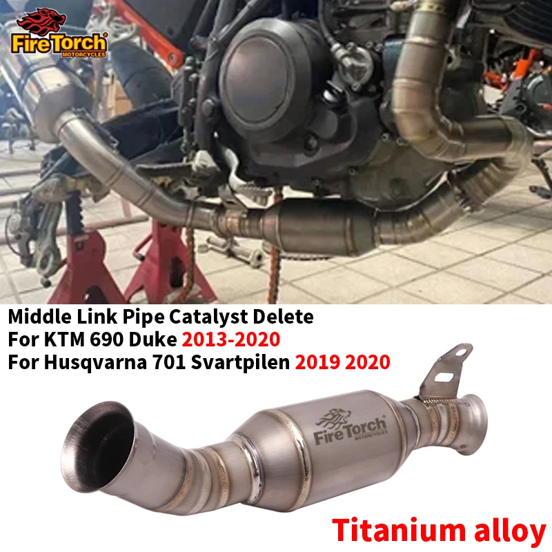 For KTM 690 Duke 2013 2018 Husqvarna 701 Svartpilen Motorcycle Exhaust