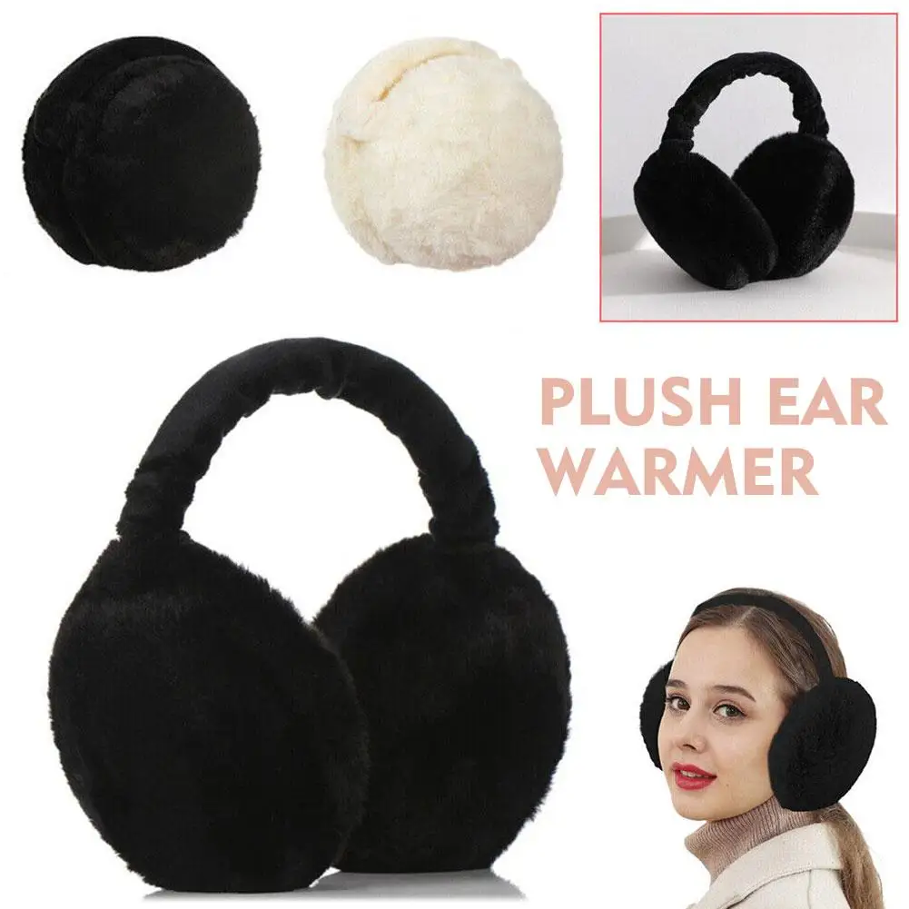 Winter EarMuffs Plush Ear Warmer Women Men Fashion Solid Color Earflap Outdoor Cold Protection EarMuffs Ear Cover